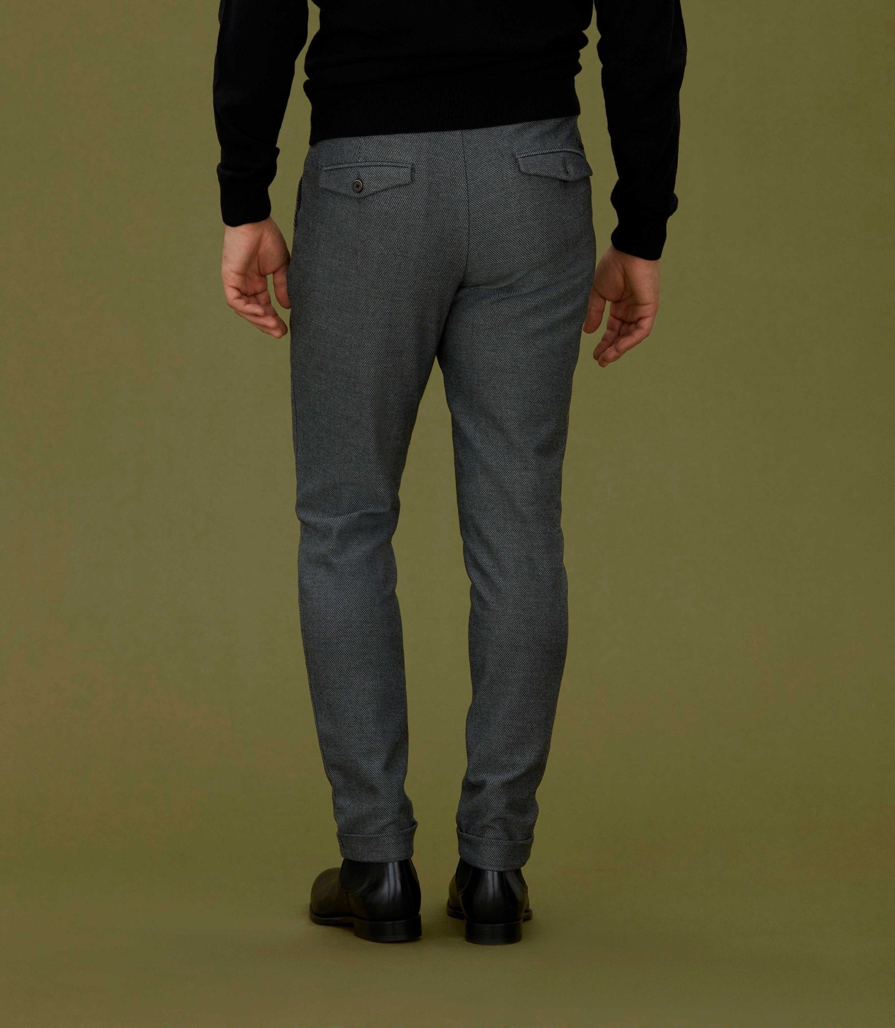 Pantalon chino taille élastique gris "Colombo" - IZAC