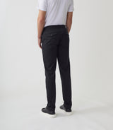 Pantalon chino taille élastique noir "Mambo" - IZAC