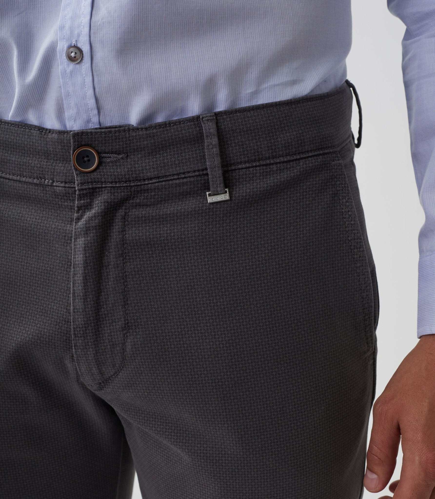 Pantalon casual gris - moyen "Manhattan" - IZAC