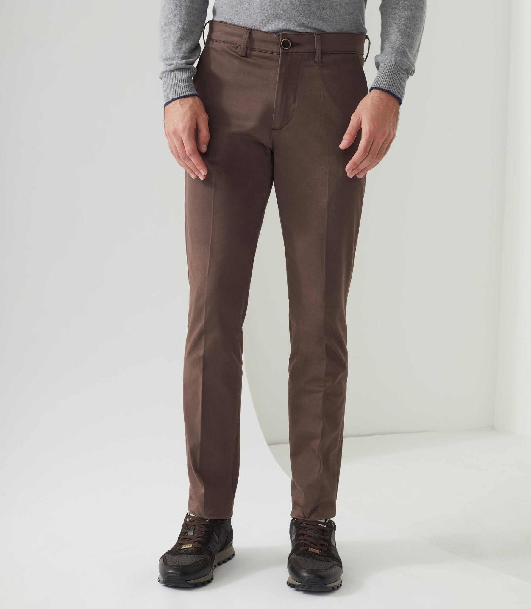 Pantalon chino marron clair "Maracana" - IZAC