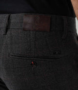 Pantalon chino aspect laine gris foncé "Milice" - IZAC