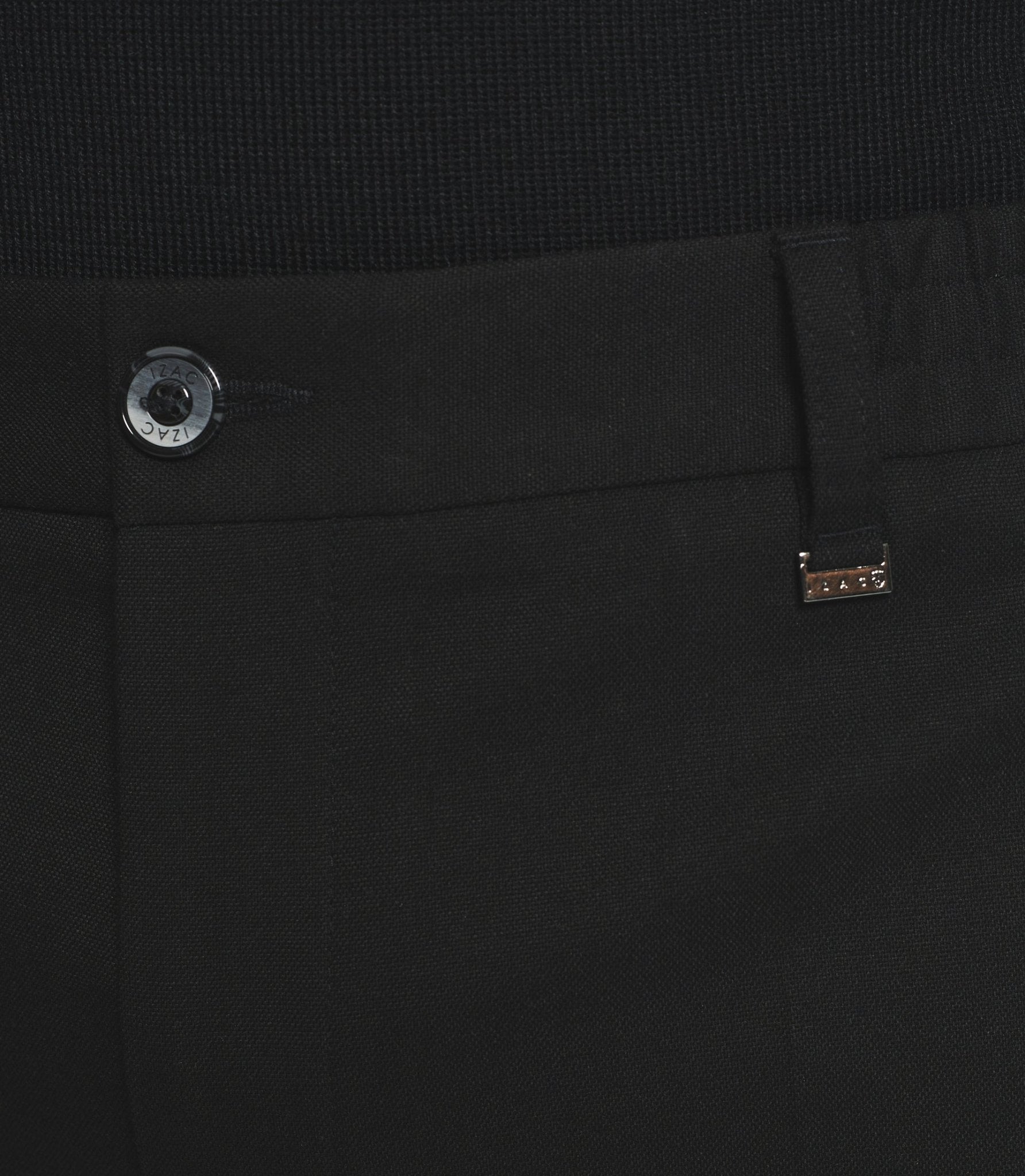 Pantalon chino taille élastique noir VAMBO - IZAC