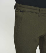 Pantalon urbain slim kaki VEREBI - IZAC
