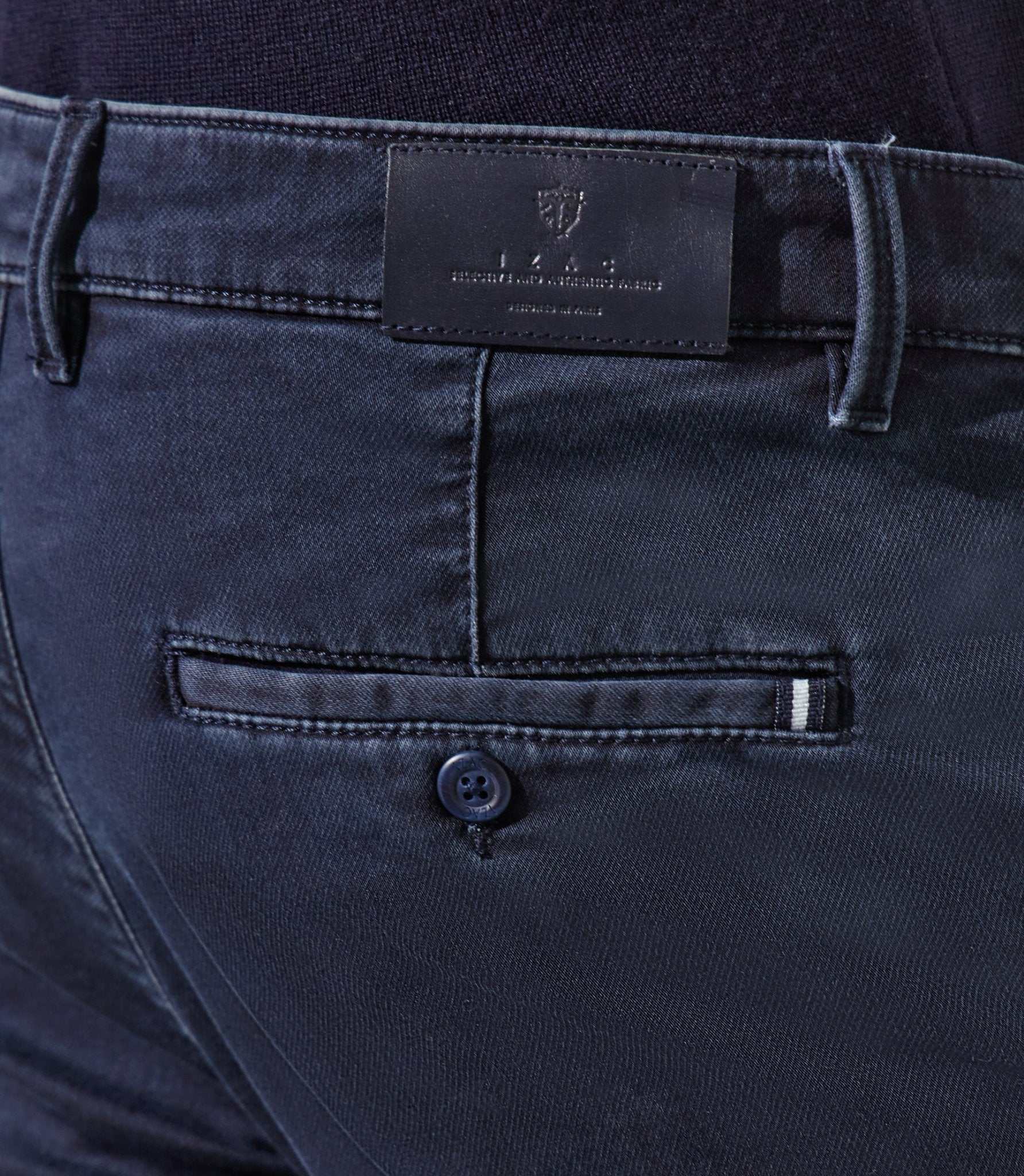 Pantalon chino marine VAILLEBT - IZAC