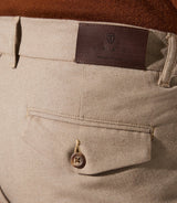 Pantalon chino taille élastique beige VTWILL - IZAC