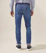 Jean straight bleu "Parution" - IZAC