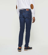 Jean super slim hydroless bleu moyen "Teo" - IZAC