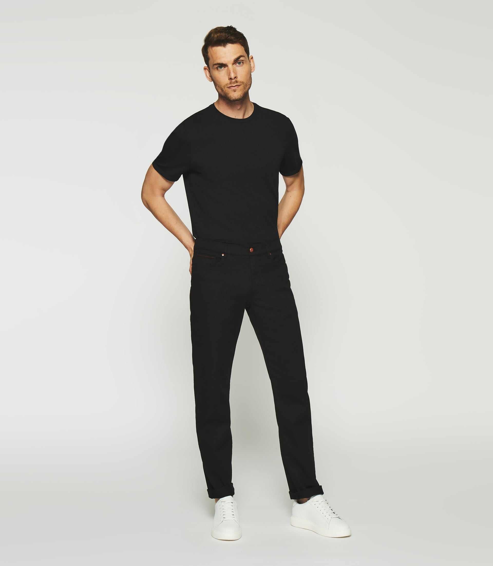 Jean straight noir TONIO - IZAC
