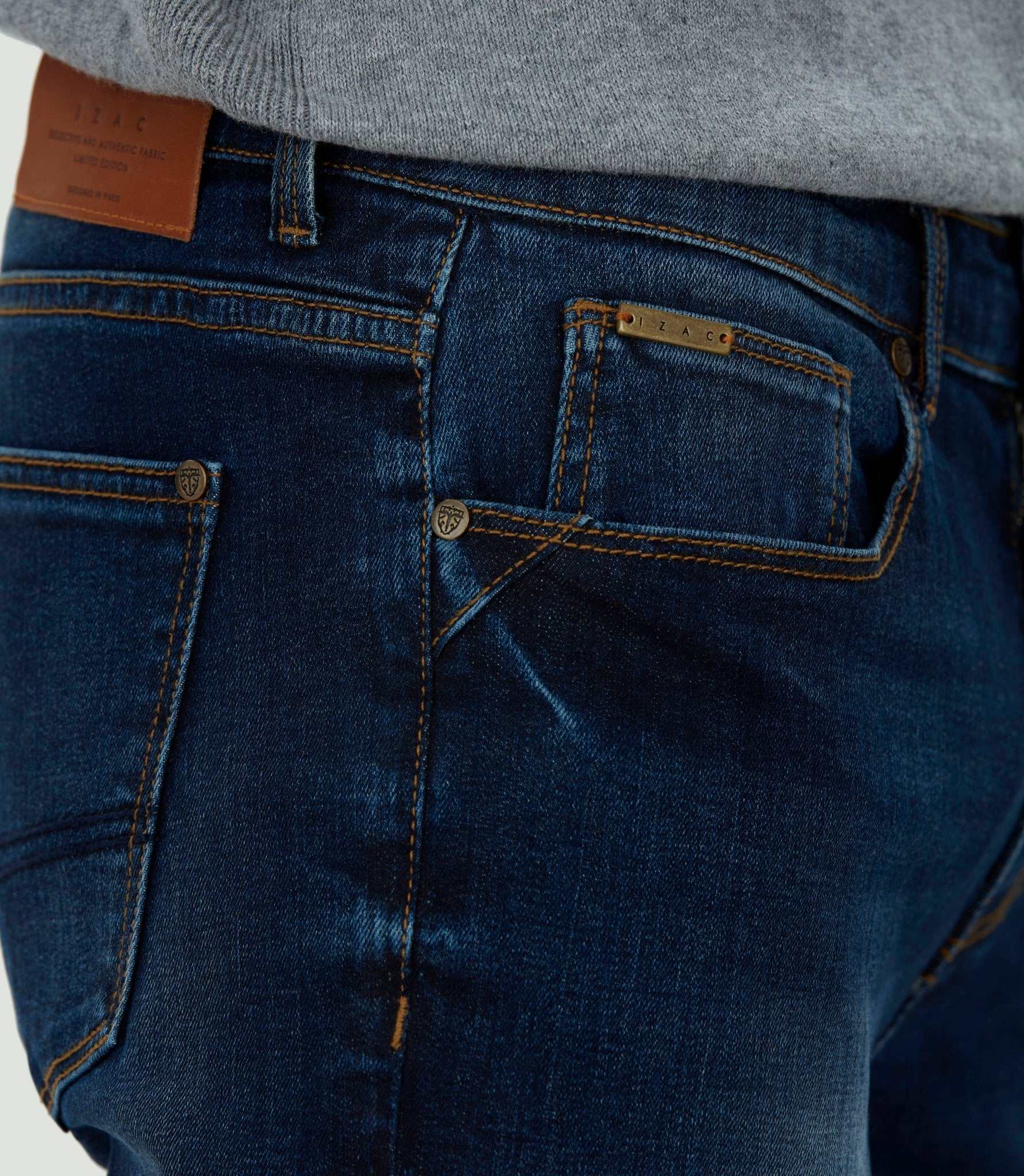 Jean stretch bleu moyen "Rostero" - IZAC