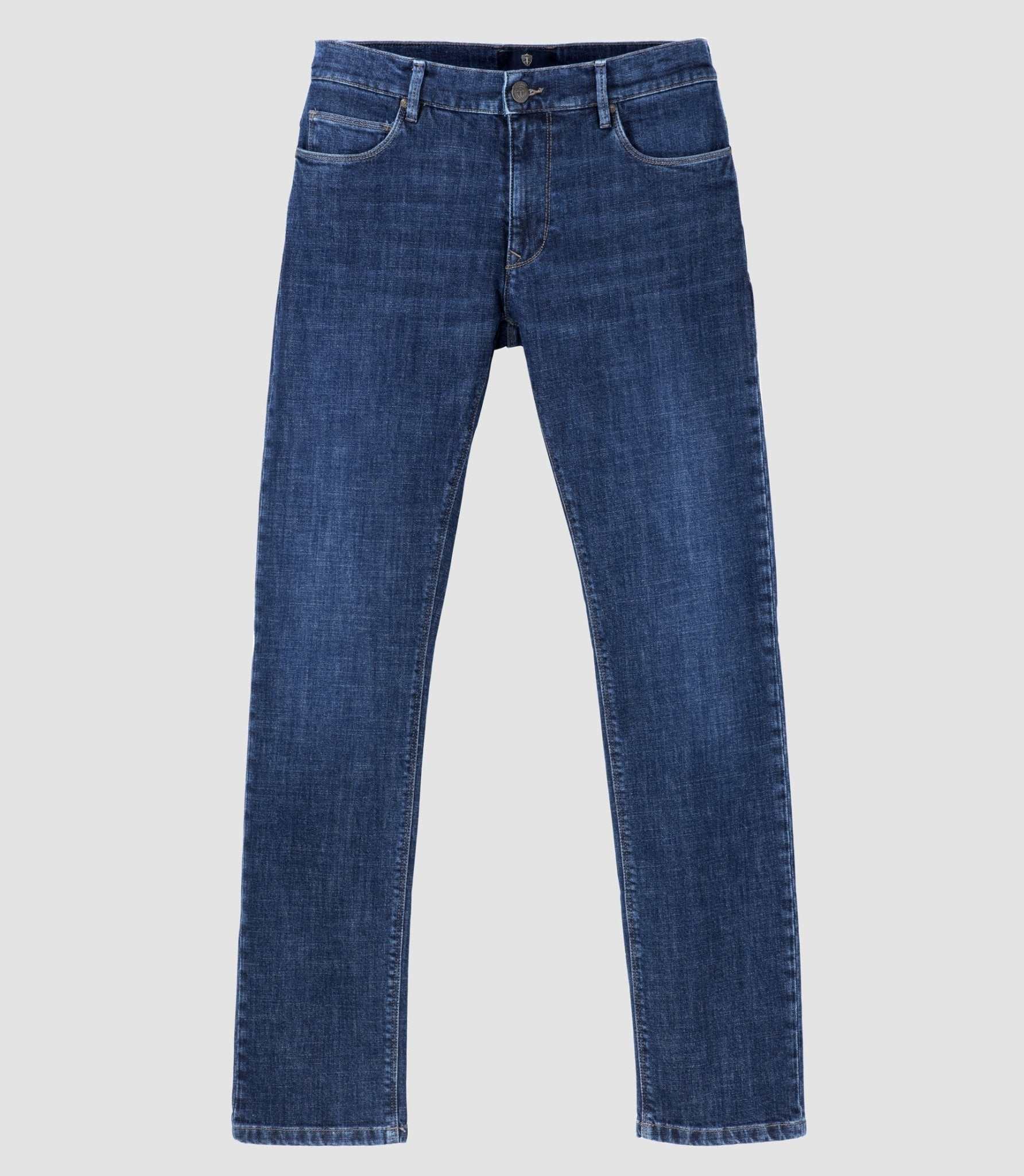 Jean straight bleu moyen "Rouis" - IZAC