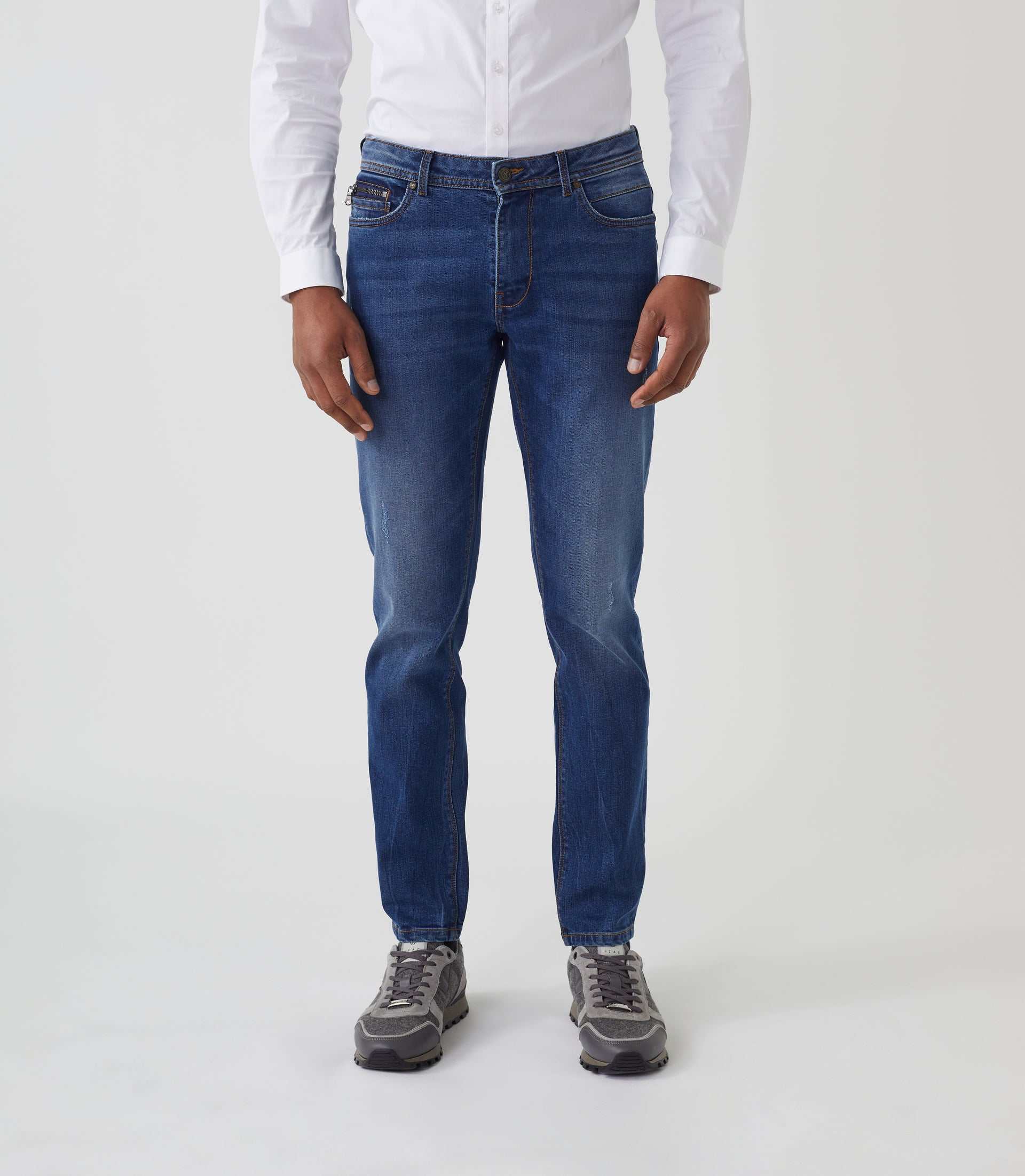 Jean super slim bleu moyen "Lael" - IZAC
