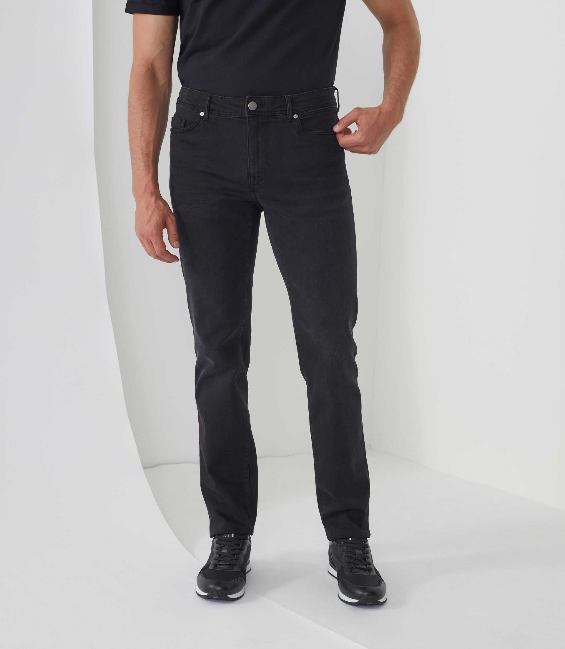 Jean super slim hydroless noir "Lenny" - IZAC