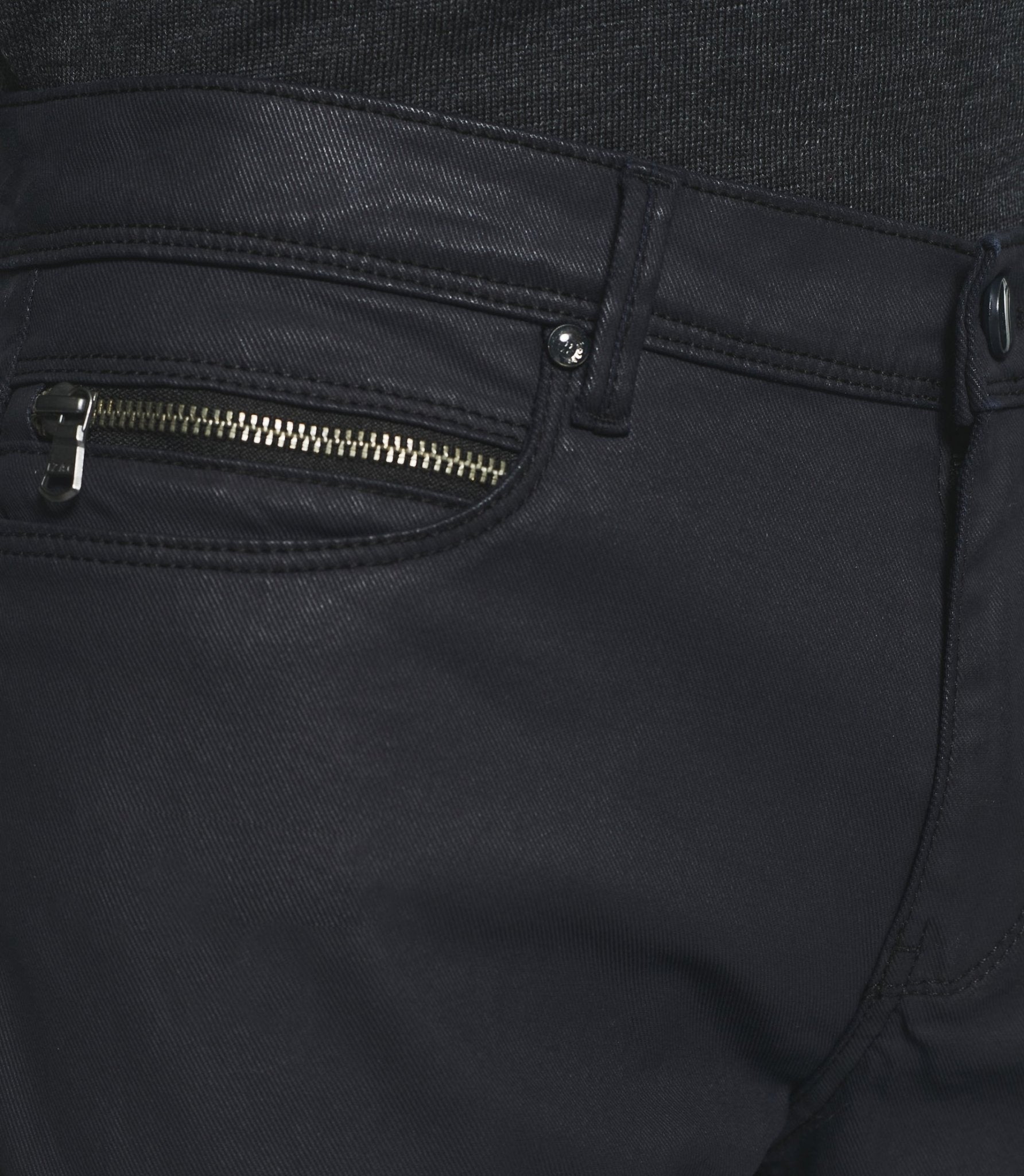 Jean slim denim enduit marine ENDUIT - IZAC