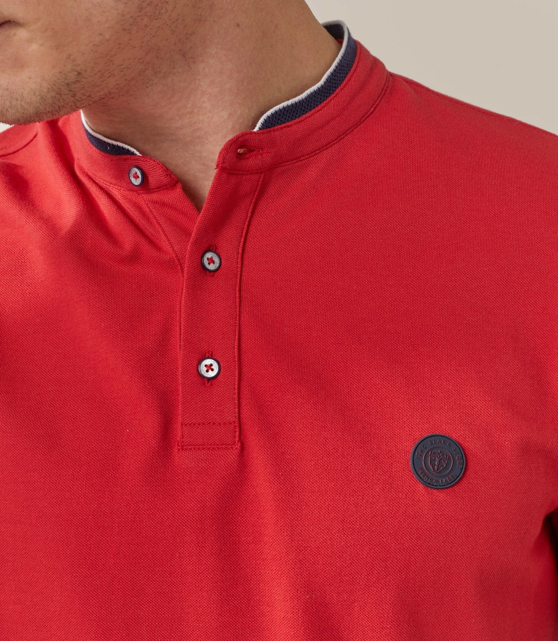 Polo rouge "Maco" - IZAC