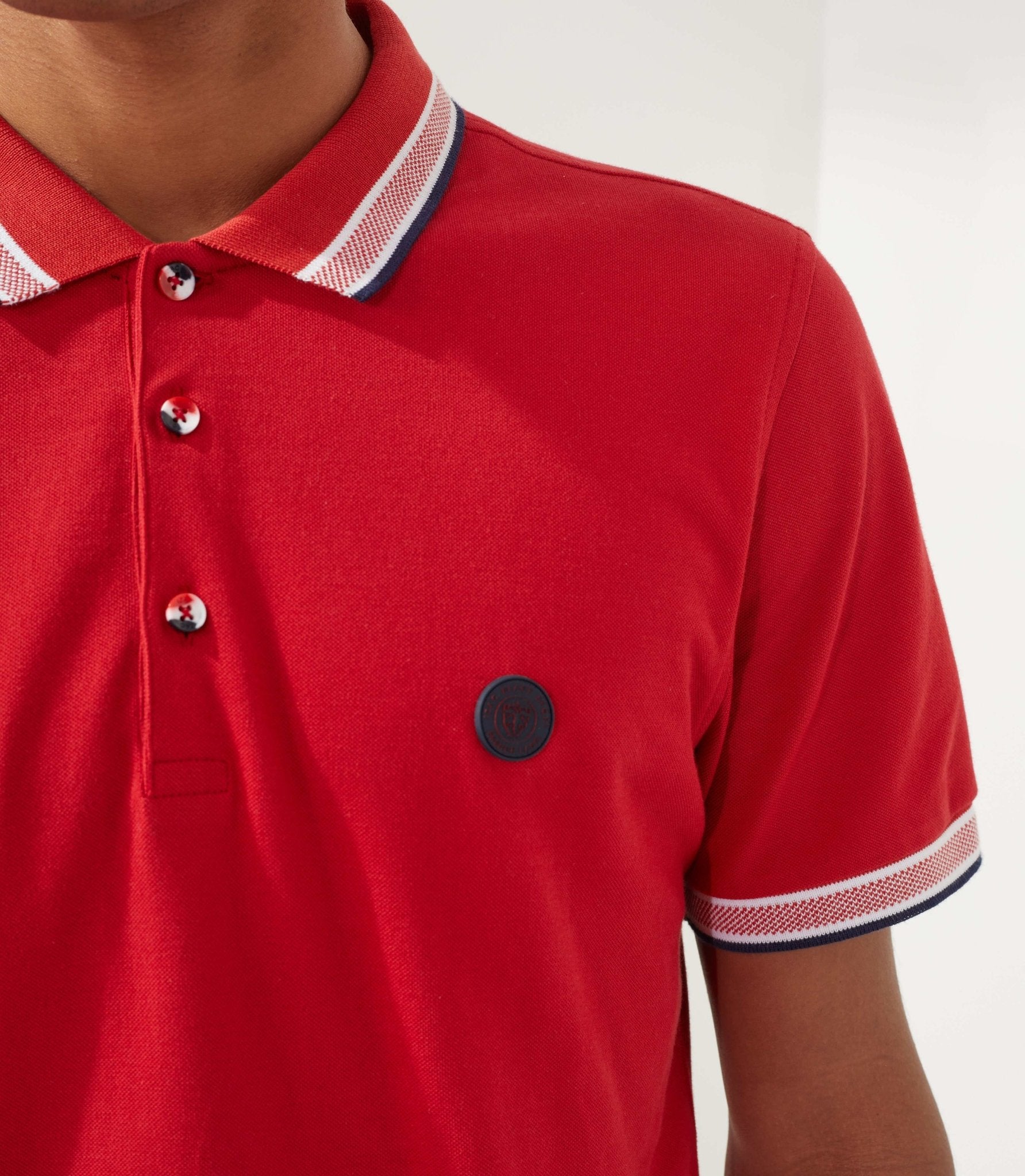 Polo rouge "Macro" - IZAC
