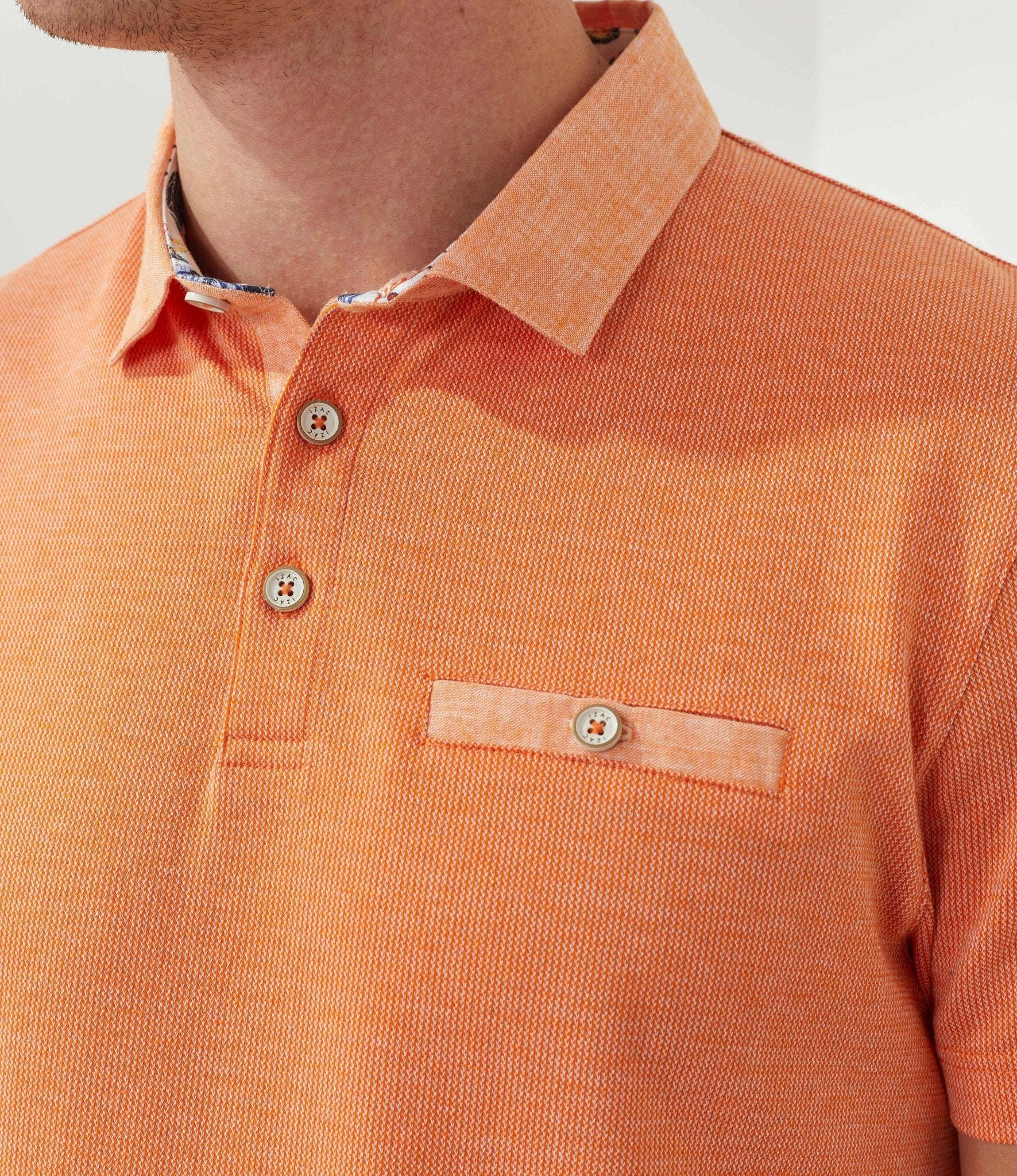 Polo orange "Micron" - IZAC