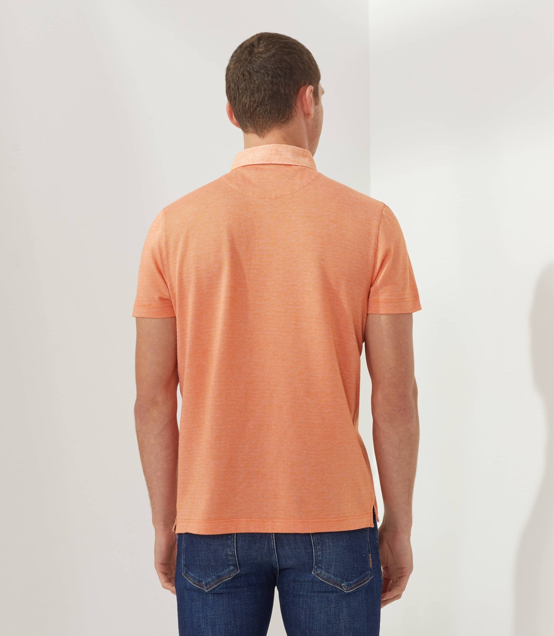 Polo orange "Micron" - IZAC
