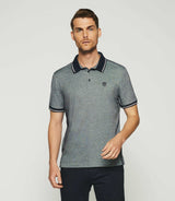 Polo avec broderie marine chiné GUYOT - IZAC