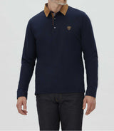 Polo jersey chemise marine "Carl" - IZAC
