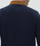 Polo jersey chemise marine "Carl" - IZAC