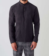 Polo manches longues anthracite "Darko" - IZAC