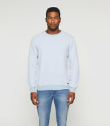 Pull col rond ciel "Damianrea"