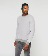 Pull col rond taupe "Damianrea"
