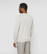 Pull col rond beige "Donatello" - IZAC