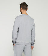 Sweat avec logo gris chiné SWDEVON - IZAC