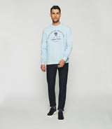 Sweat à broderie ciel SWDURAN - IZAC
