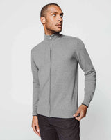 Pull mérinos anthracite chiné - IZAC