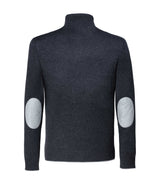 Pull col zippé anthracite "Lancelot"