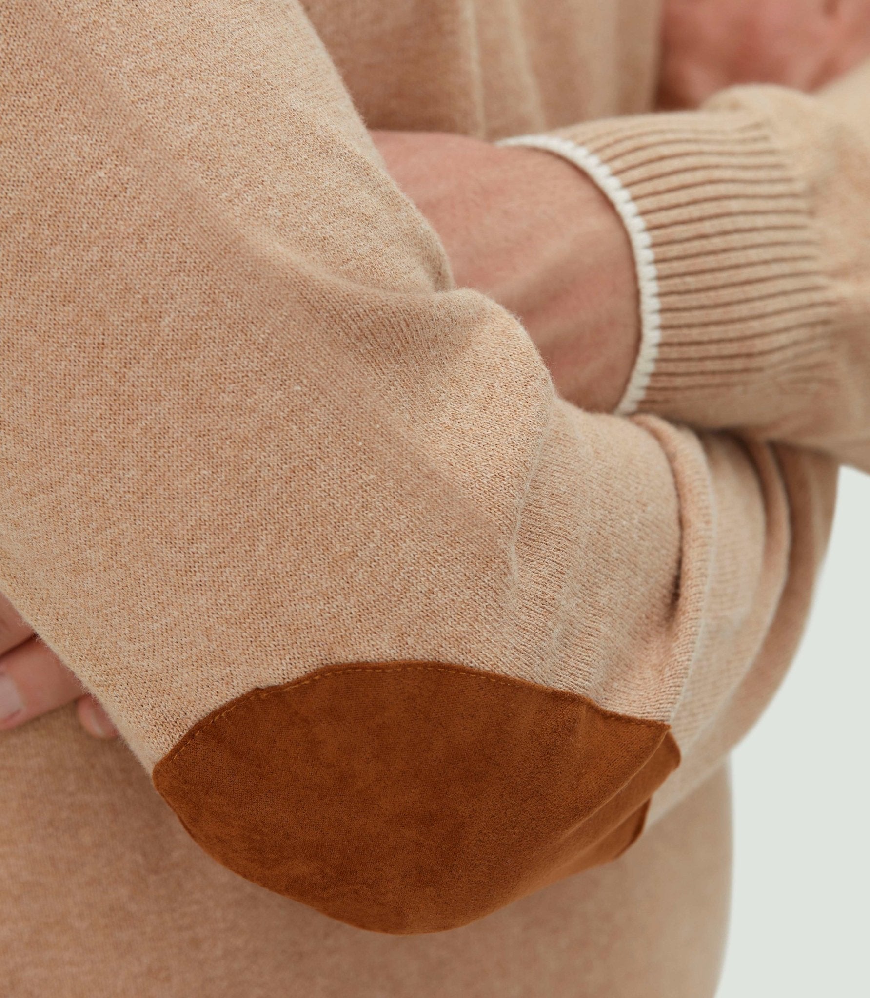 Pull col zippé beige chiné "Lancelot" - IZAC