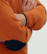 Pull col zippé camel "Lancelot" - IZAC