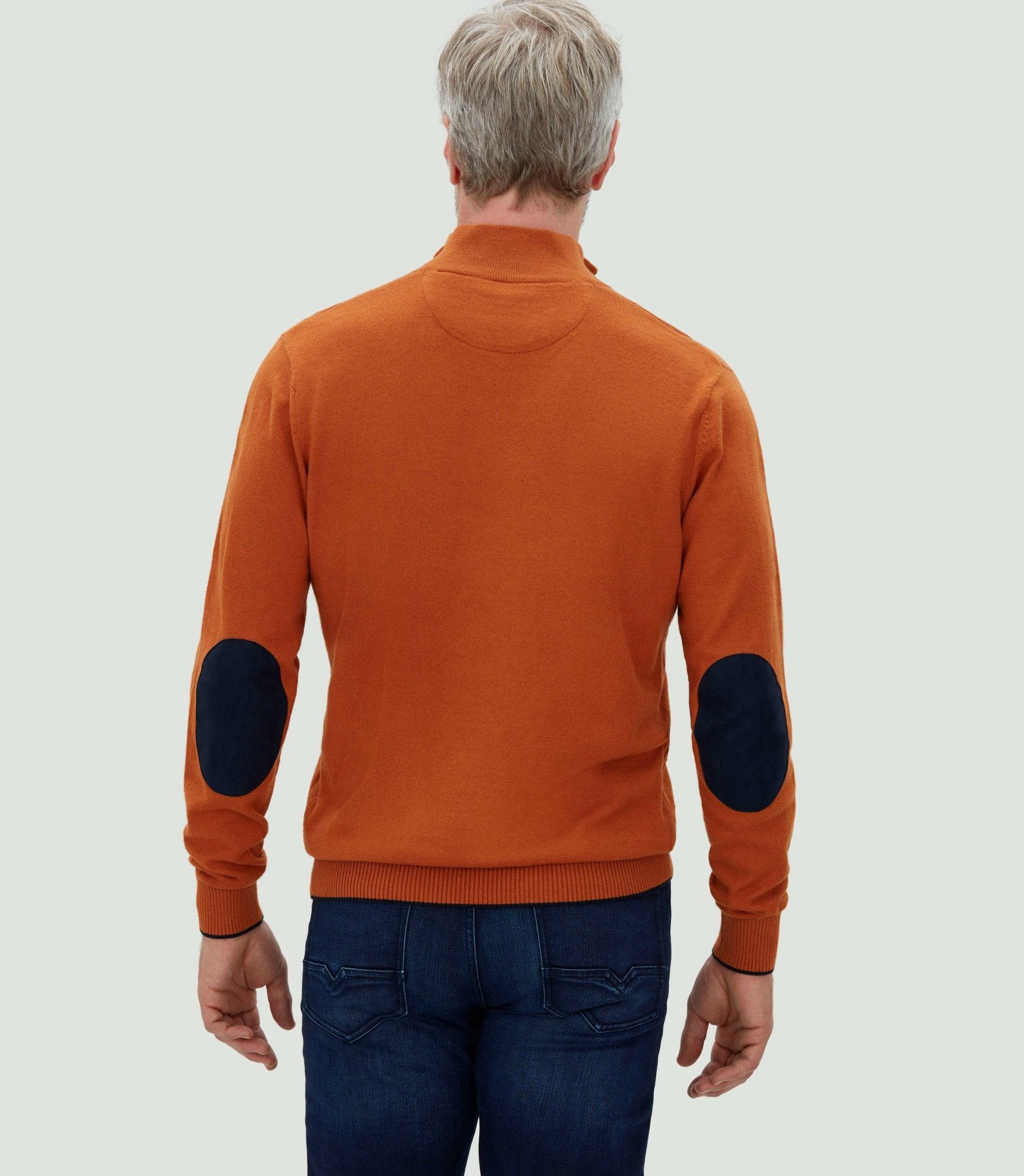 Pull col zippé camel "Lancelot" - IZAC