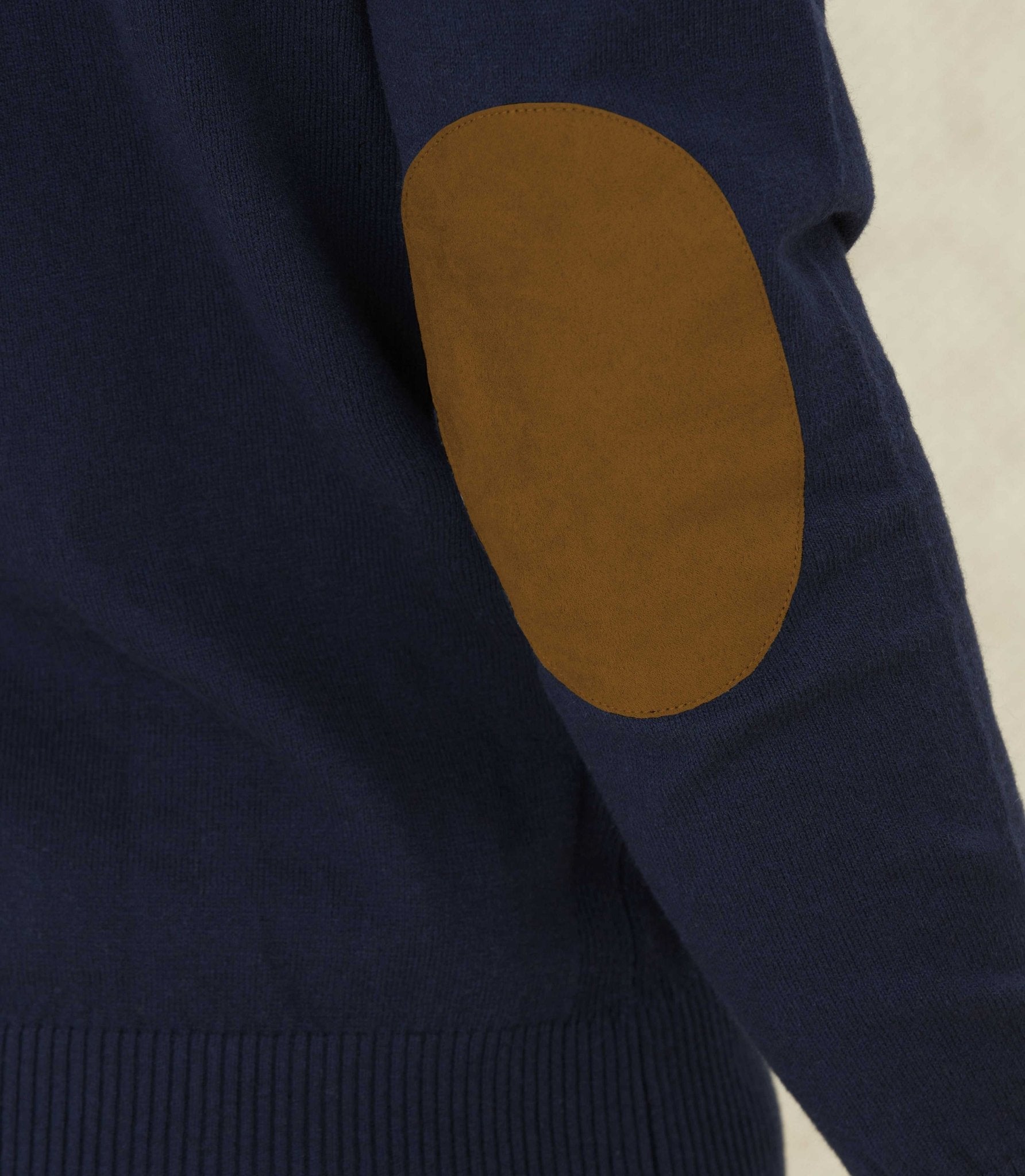 Pull col zippé marine "Lancelot" - IZAC
