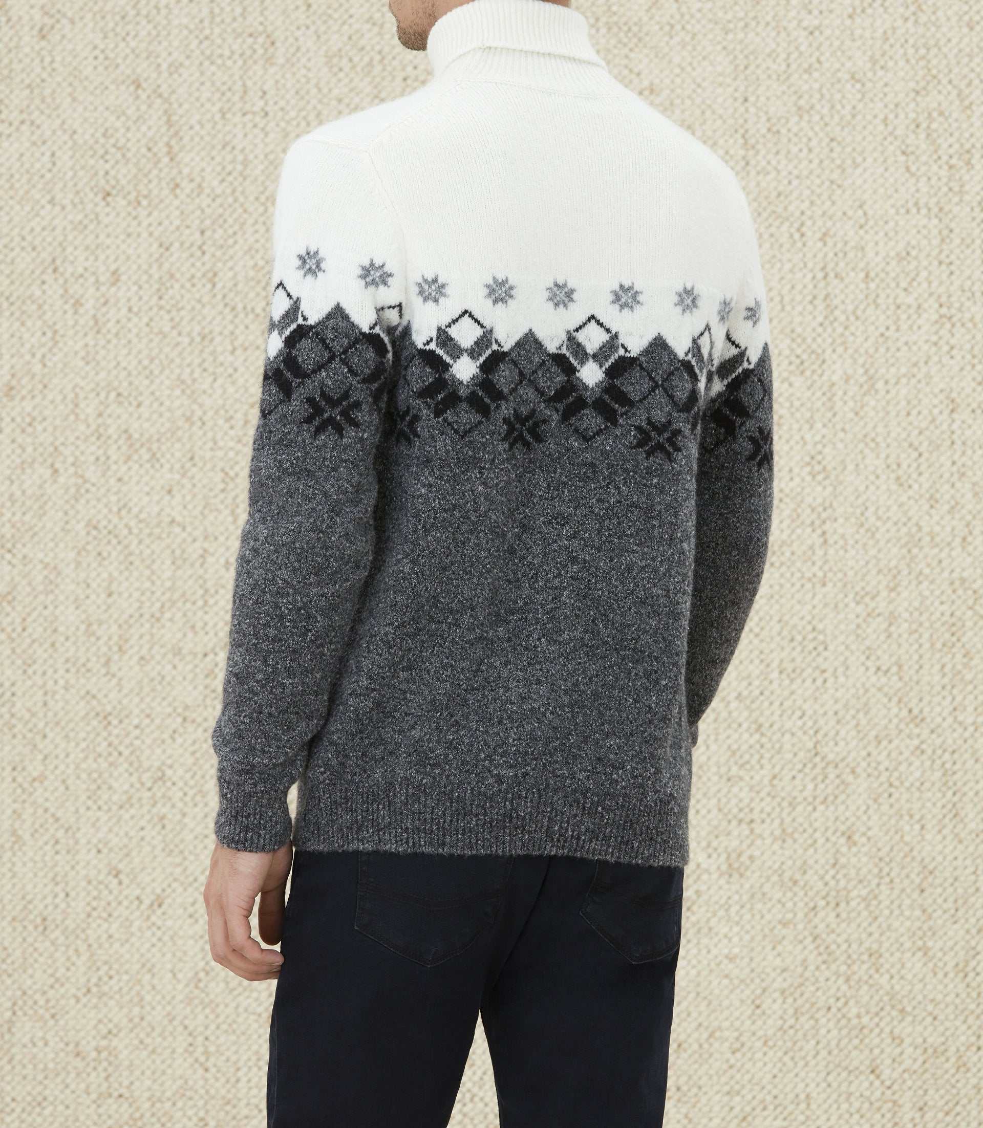 Pull col roulé anthracite "Lyan" - IZAC