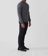 Gilet zippé col teddy gris "Sesto" - IZAC