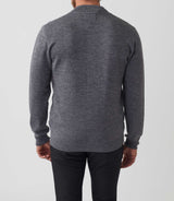 Gilet zippé col teddy gris "Sesto" - IZAC