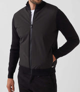 Gilet zippé col teddy noir "SWsherkan" - IZAC