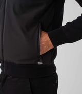 Gilet zippé col teddy noir "SWsherkan" - IZAC