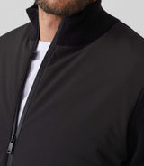 Gilet zippé col teddy noir "SWsherkan" - IZAC