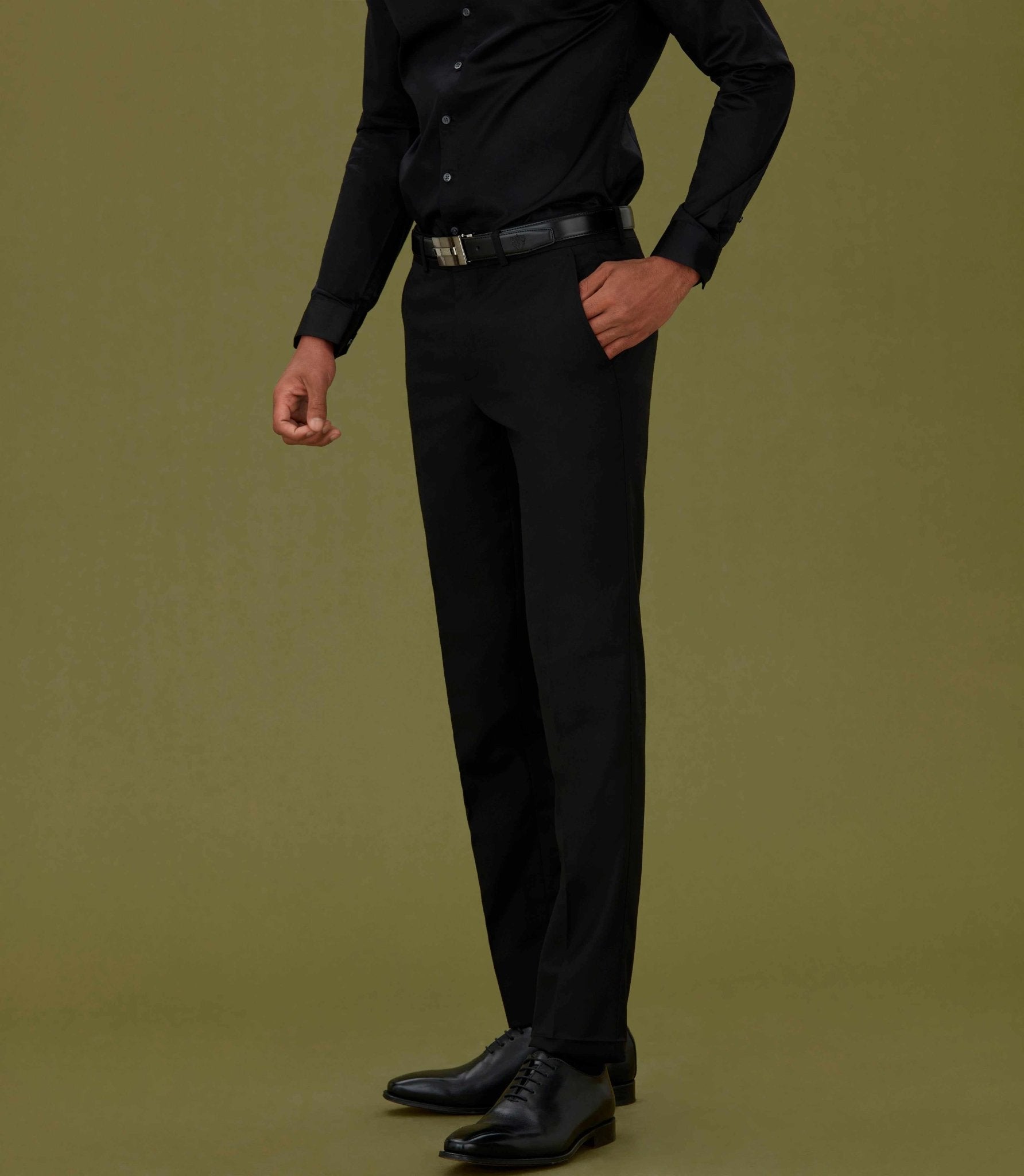 Pantalon ville noir "Nélégant" - IZAC