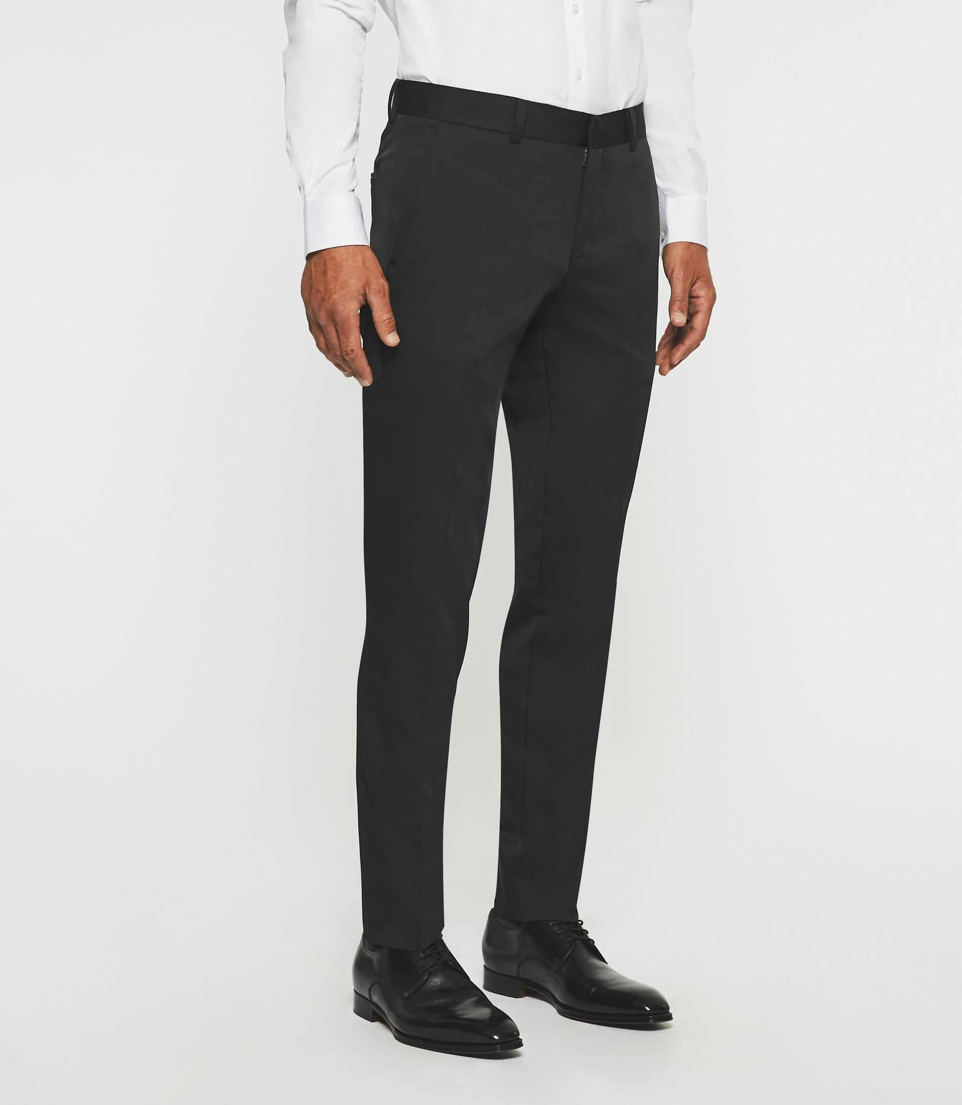 Pantalon ville tissu technique noir FANACO - IZAC
