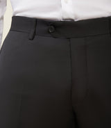 Pantalon ville en laine noir LIBREBT - IZAC