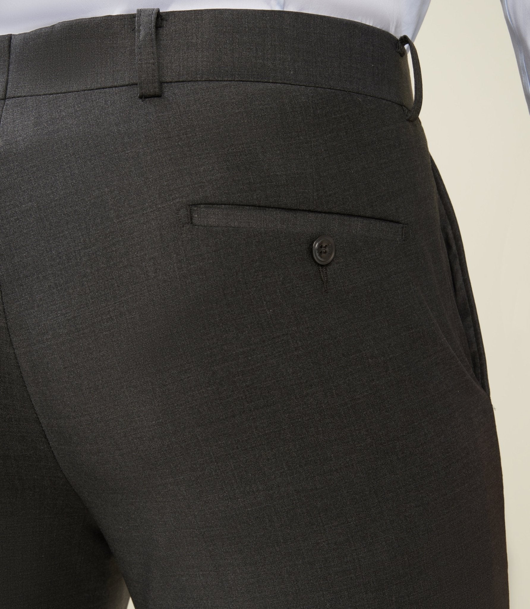 Pantalon ville en laine gris anthracite LIMONEBT - IZAC