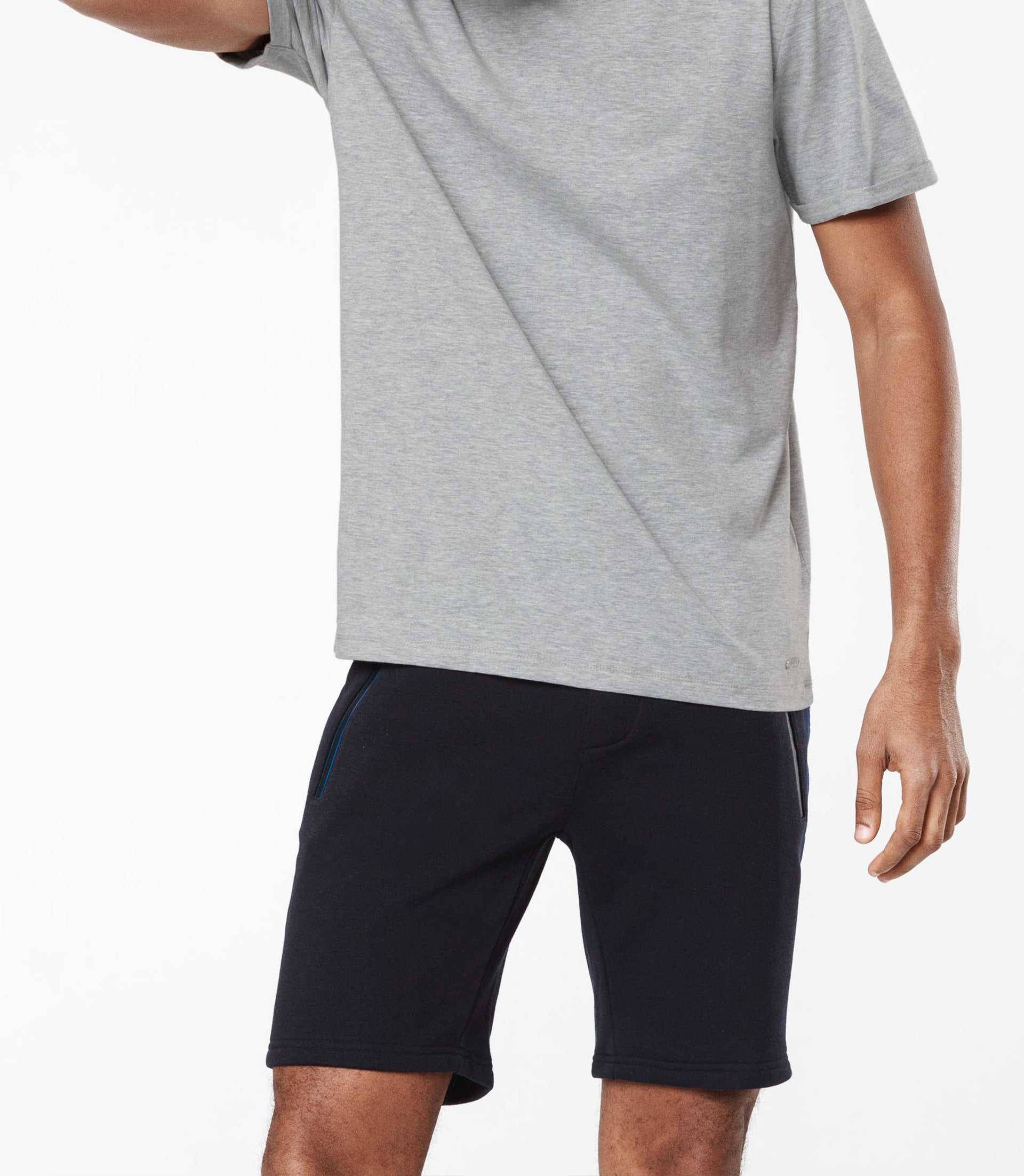 T-shirt col rond gris chiné "Reloz" - IZAC