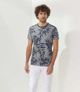 T-shirt col rond imprimé marine "Xingarout" - IZAC