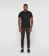 T-shirt col rond noir "Gabriel" - IZAC