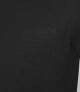 T-shirt col rond noir "Gabriel" - IZAC